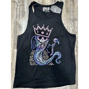 New Akumu Ink Heavy is the Crown Tank Top 3XL Tattoo‎ Style King Money Coin Mens